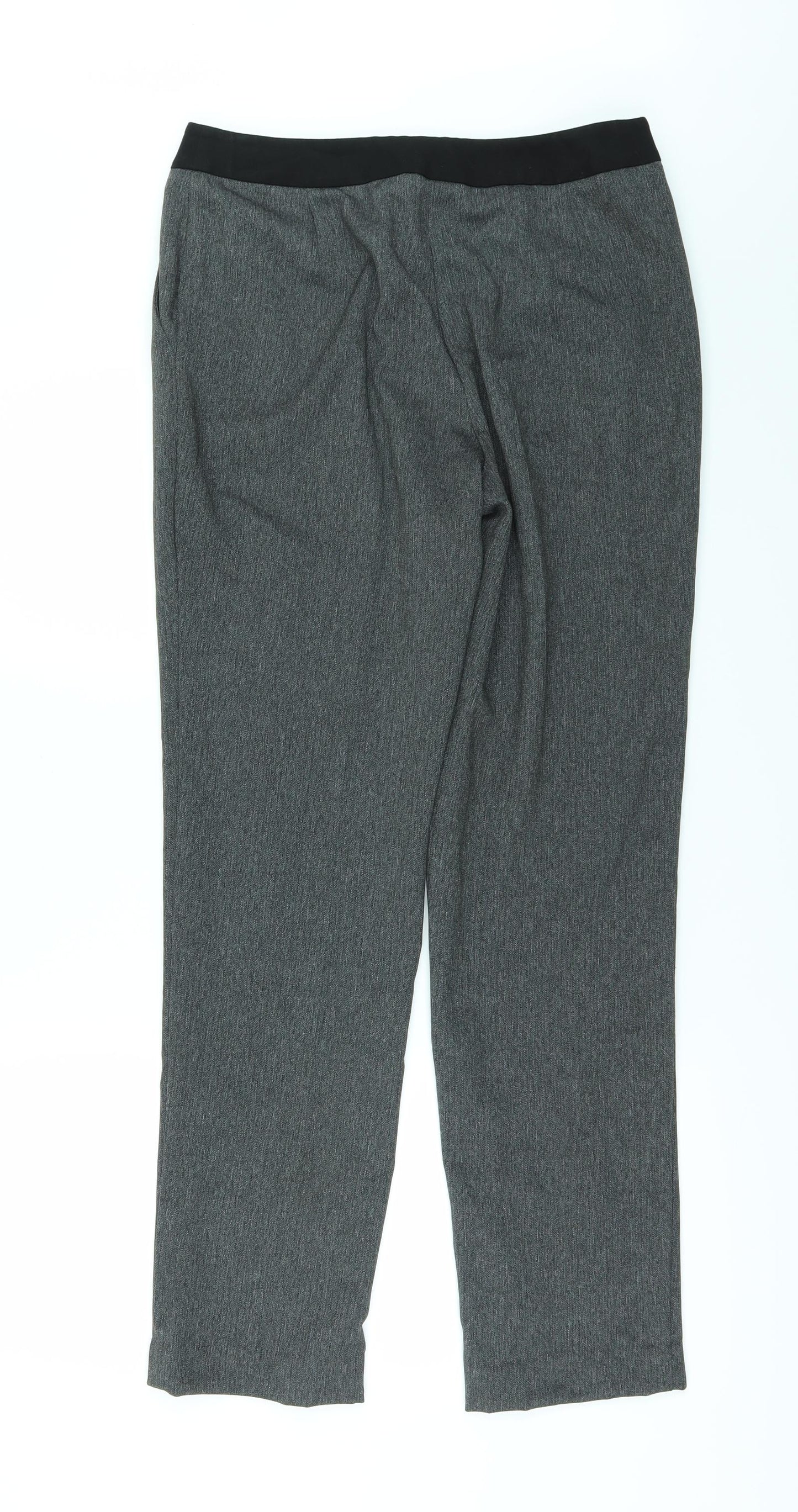 Papaya Womens Grey   Trousers  Size 10 L28 in