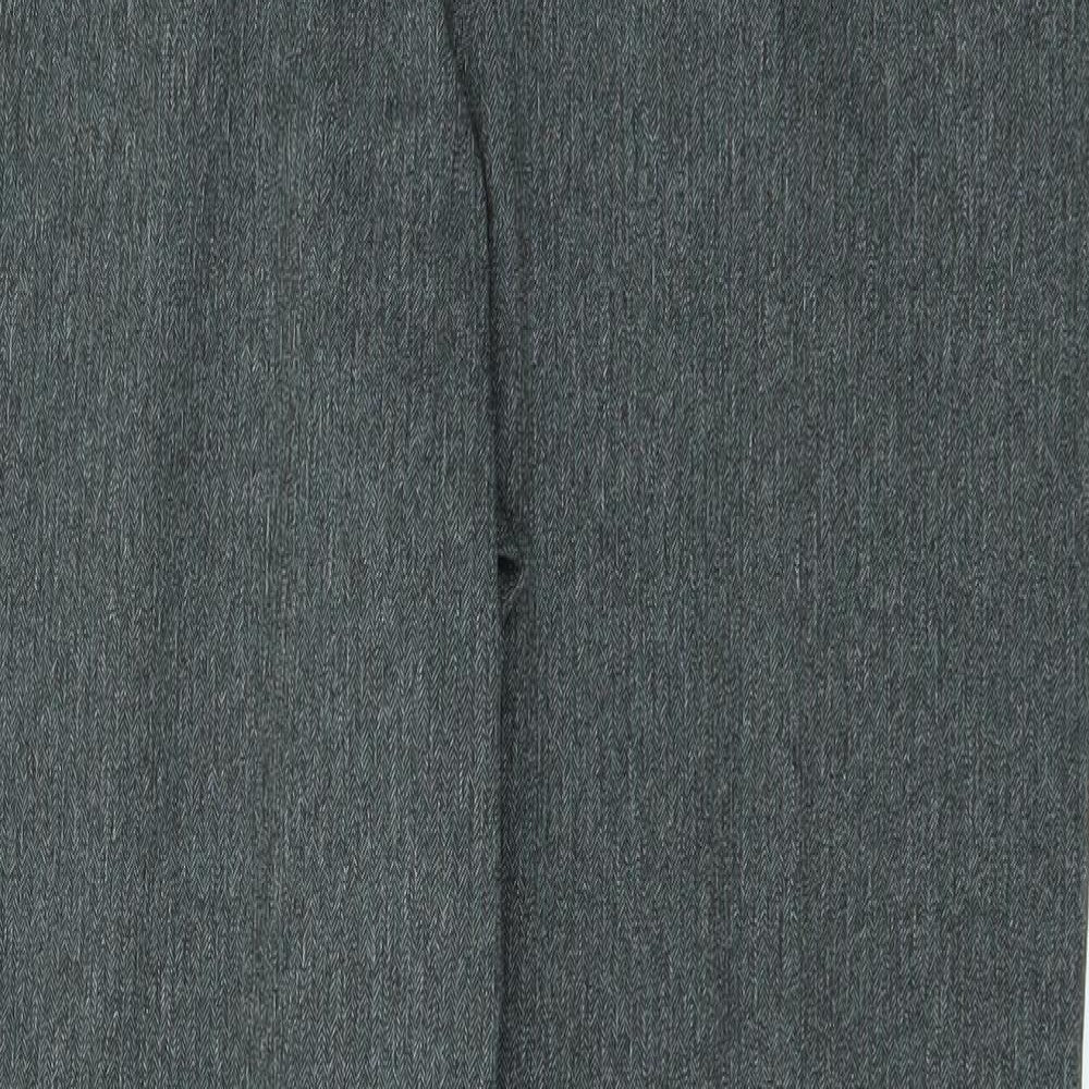 Papaya Womens Grey   Trousers  Size 10 L28 in