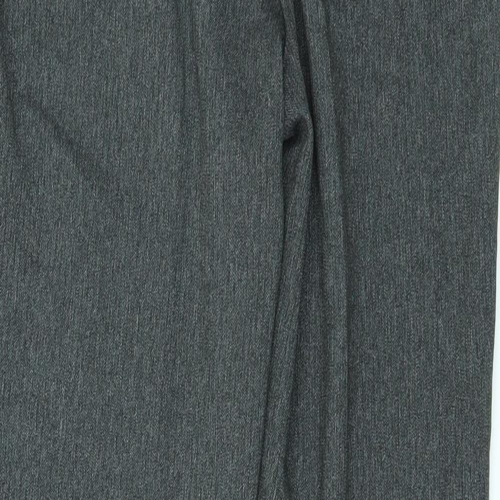 Papaya Womens Grey   Trousers  Size 10 L28 in