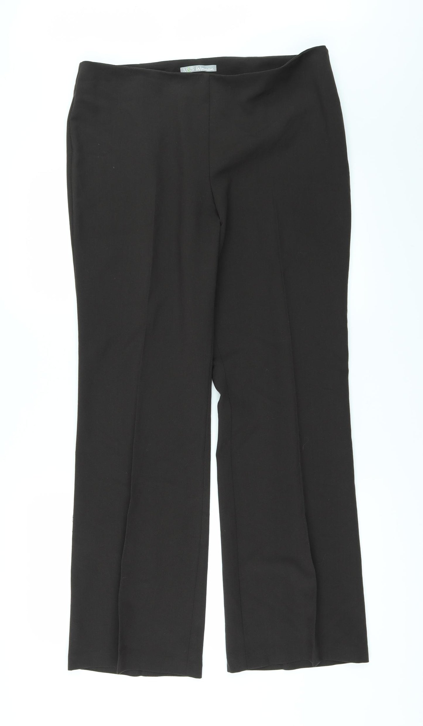 Marks and Spencer Womens Brown   Trousers  Size 14 L30 in