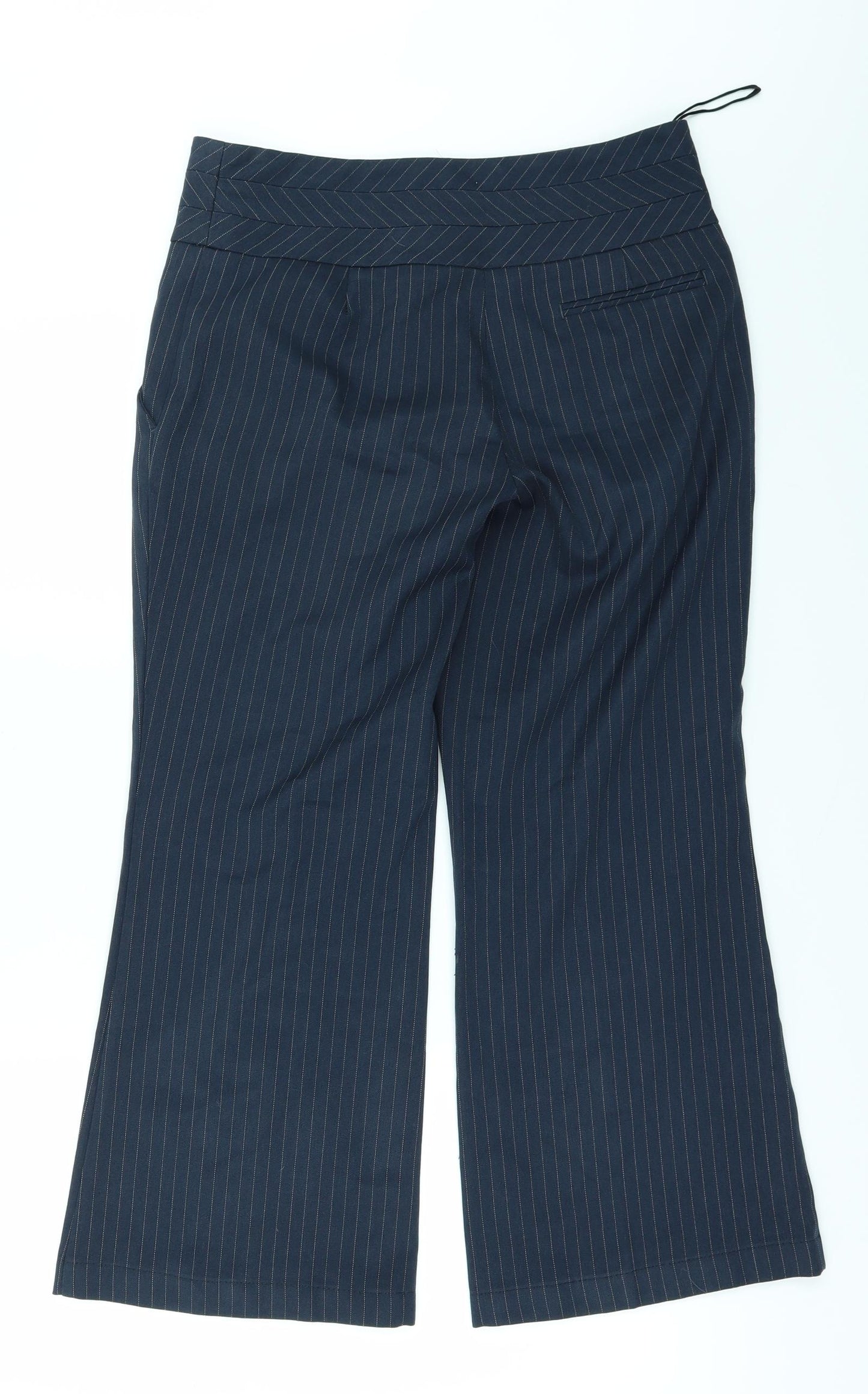 F&F Womens Blue   Trousers  Size 8 L23 in