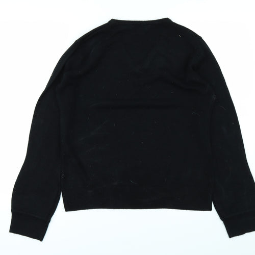 YS Collection Womens Black   Pullover Jumper Size 16