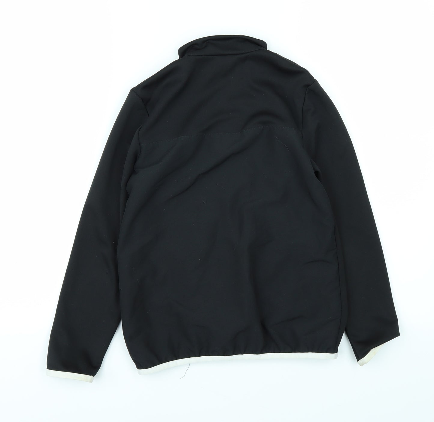 DECATHLON Boys Black   Full Zip Jumper Size 10 Years