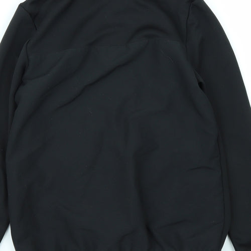 DECATHLON Boys Black   Full Zip Jumper Size 10 Years