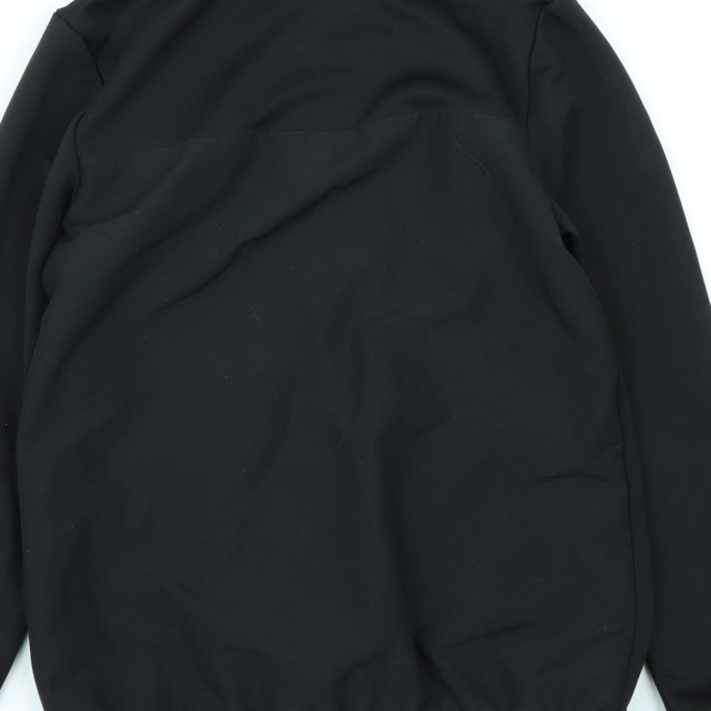 DECATHLON Boys Black   Full Zip Jumper Size 10 Years