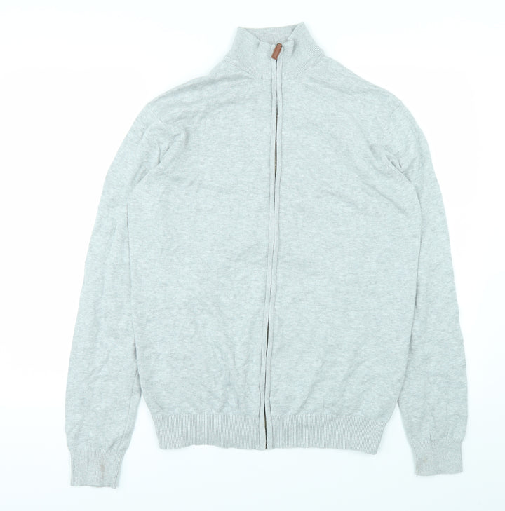 David Jones Womens Grey   Full Zip Jumper Size M