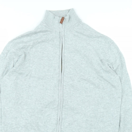 David Jones Womens Grey   Full Zip Jumper Size M
