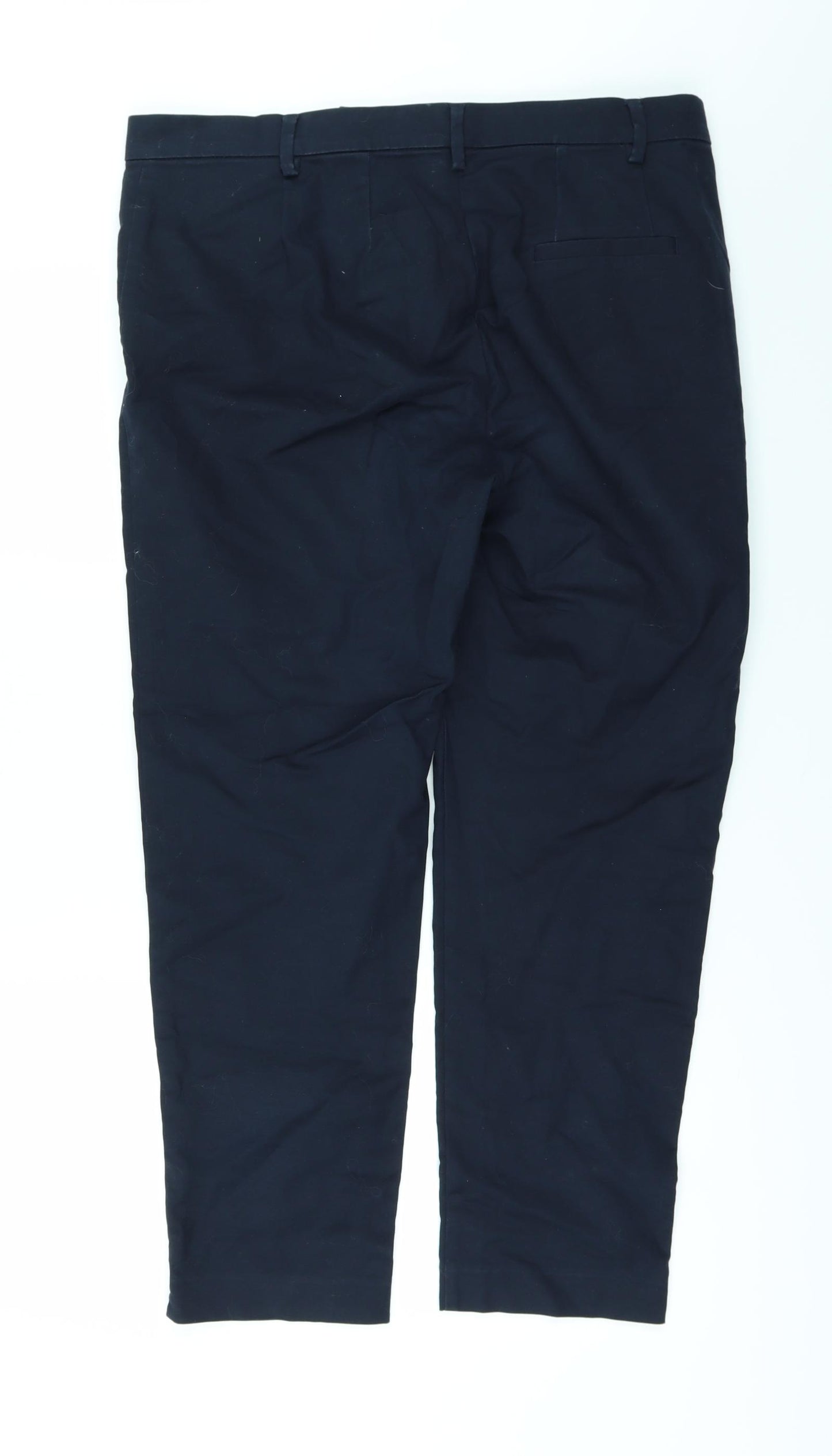 Marks and Spencer Womens Blue   Trousers  Size 14 L25 in