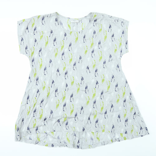 Capri Womens Grey   Basic T-Shirt Size S
