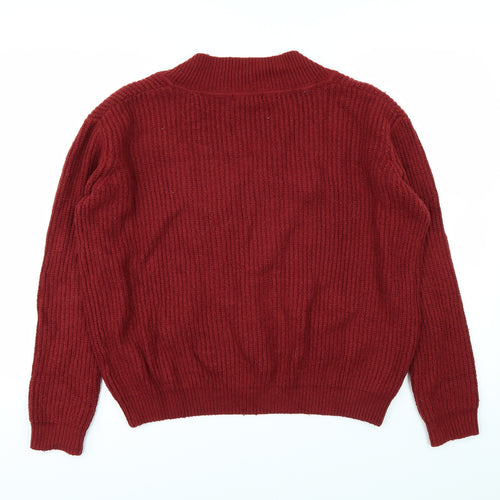 Brownie Womens Red   Pullover Jumper Size S