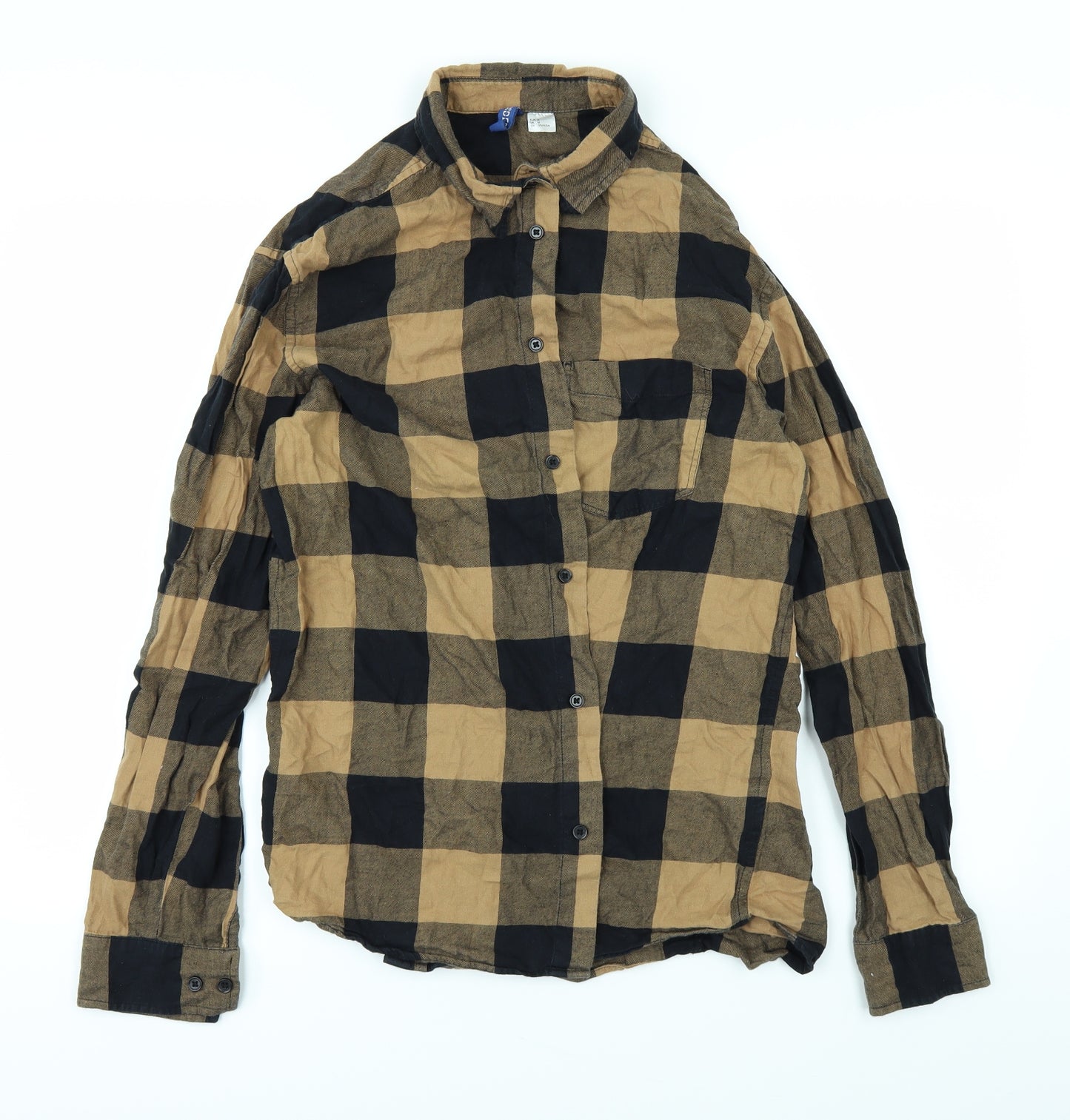 H&M Mens Brown    Dress Shirt Size M