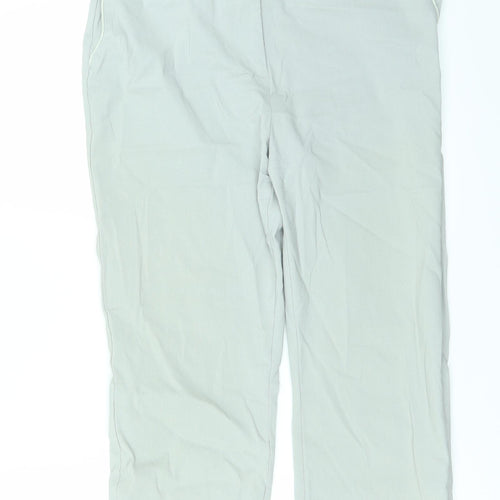 Papaya Womens Grey   Trousers  Size 14 L20 in