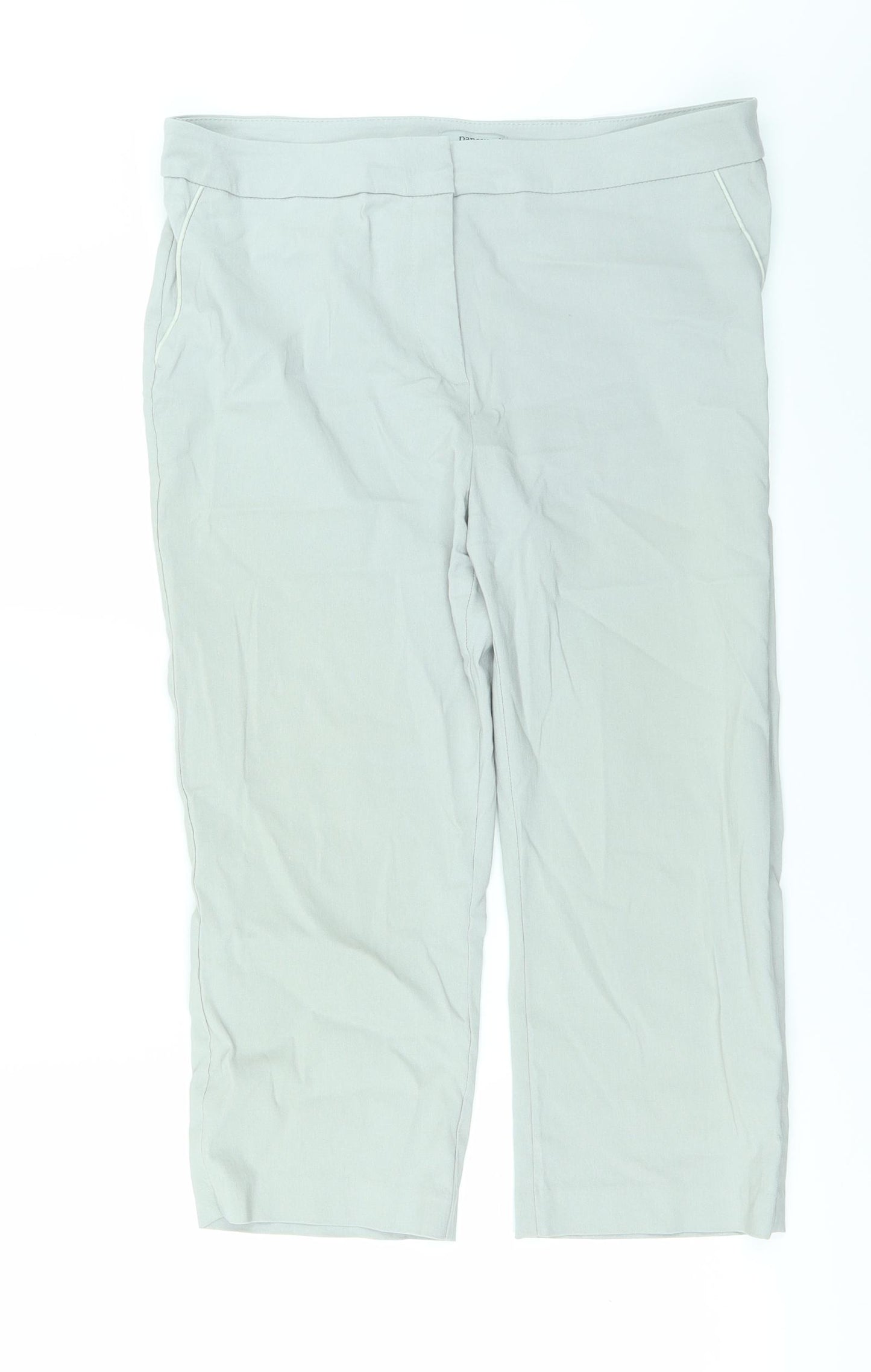 Papaya Womens Grey   Trousers  Size 14 L20 in