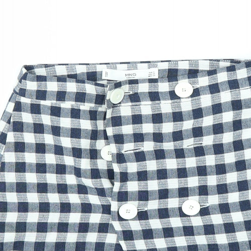 mg Womens Blue   A-Line Skirt Size S