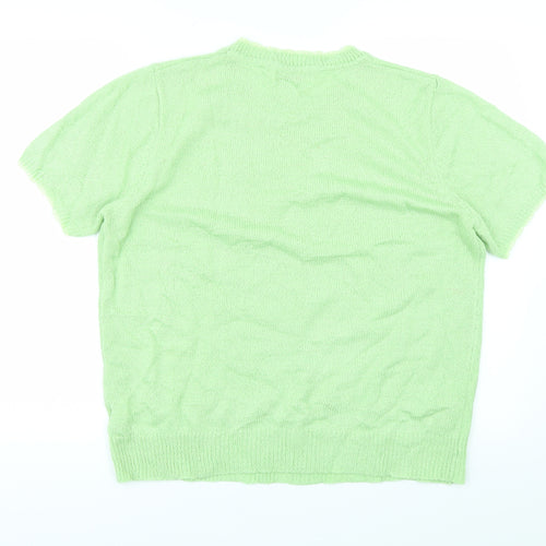 REFLECT Womens Green   Basic T-Shirt Size L