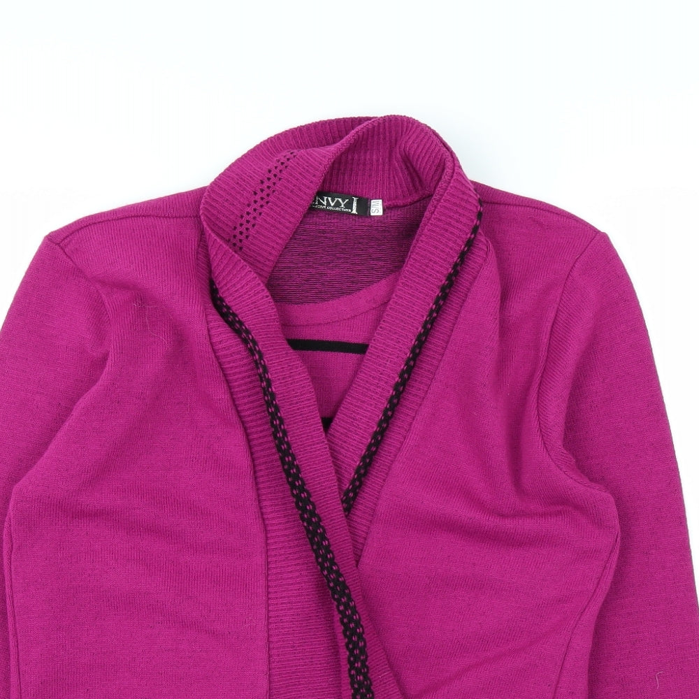 Envy Womens Purple   Pullover Jumper Size M