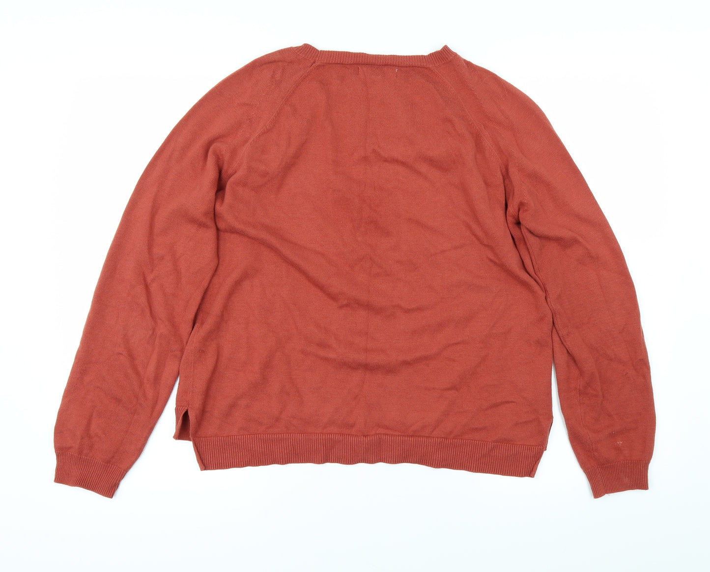 Nutmeg Womens Orange   Basic T-Shirt Size 12