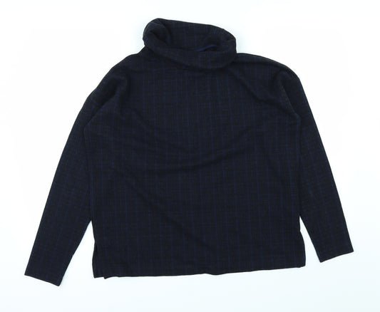 Front view of Next women’s black basic t-shirt, size UK 10