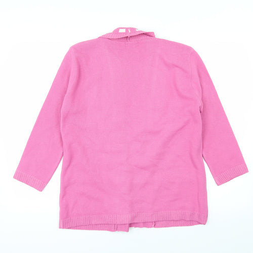 CHIC Womens Pink   Cardigan Jumper Size M