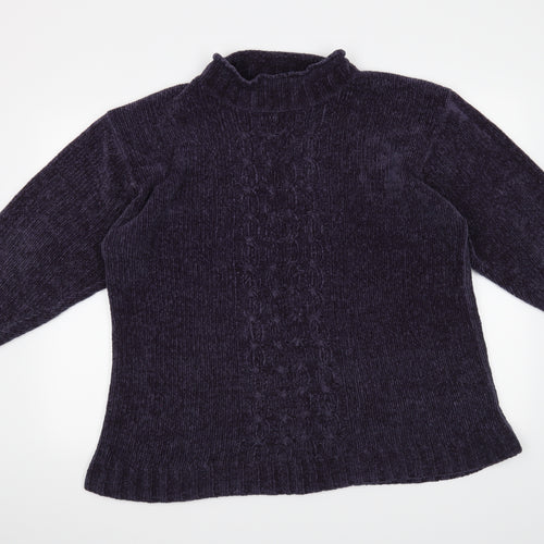Enrico Leoni Womens Blue   Pullover Jumper Size L