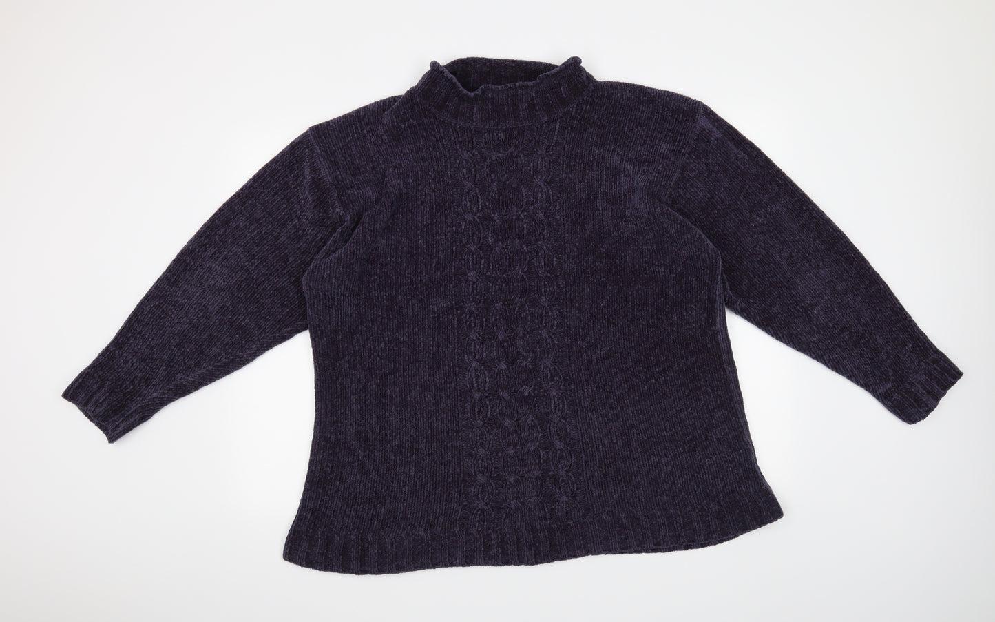 Enrico Leoni Womens Blue   Pullover Jumper Size L