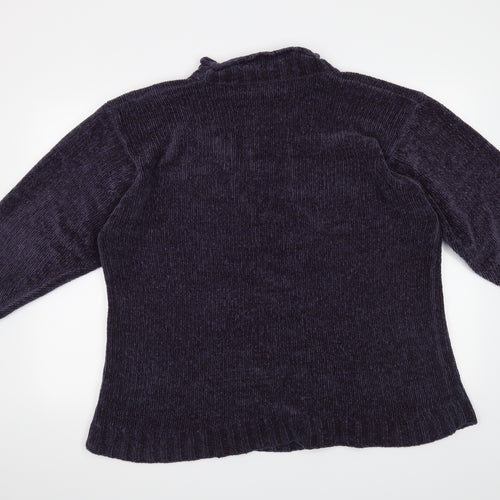 Enrico Leoni Womens Blue   Pullover Jumper Size L