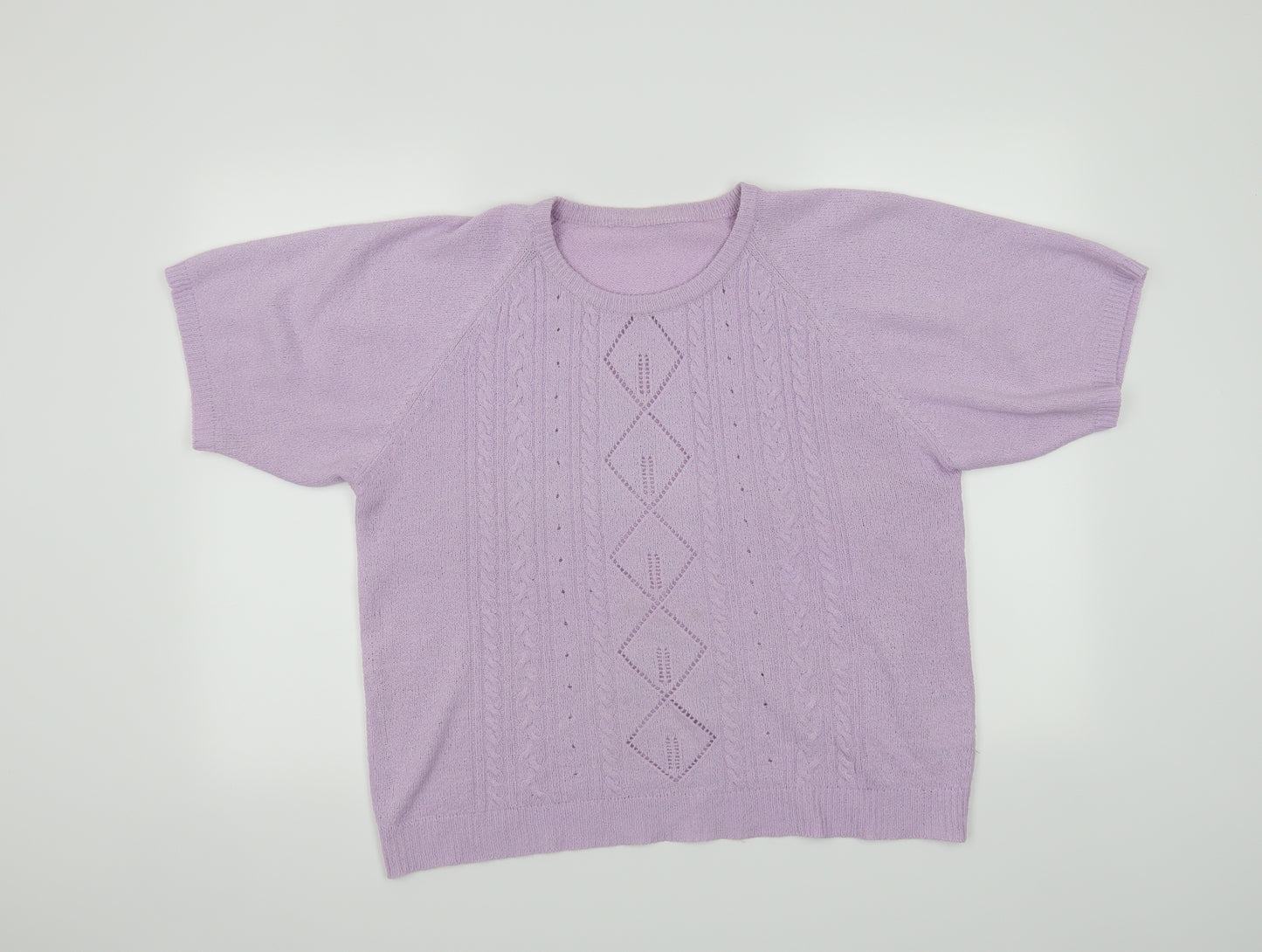 Preworn Womens Purple   Basic T-Shirt Size S
