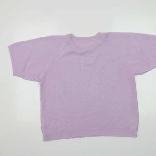 Preworn Womens Purple   Basic T-Shirt Size S
