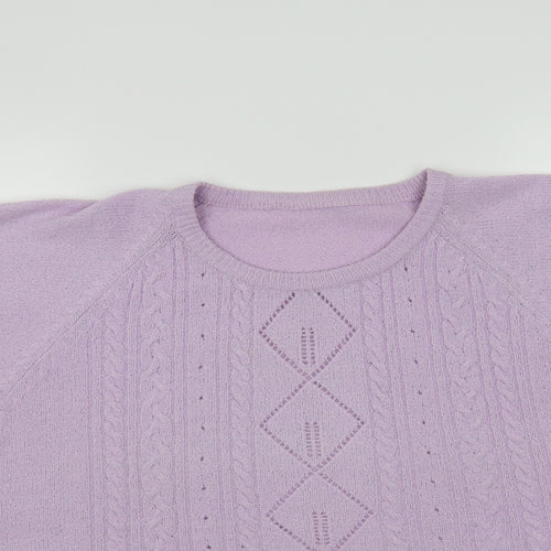 Preworn Womens Purple   Basic T-Shirt Size S