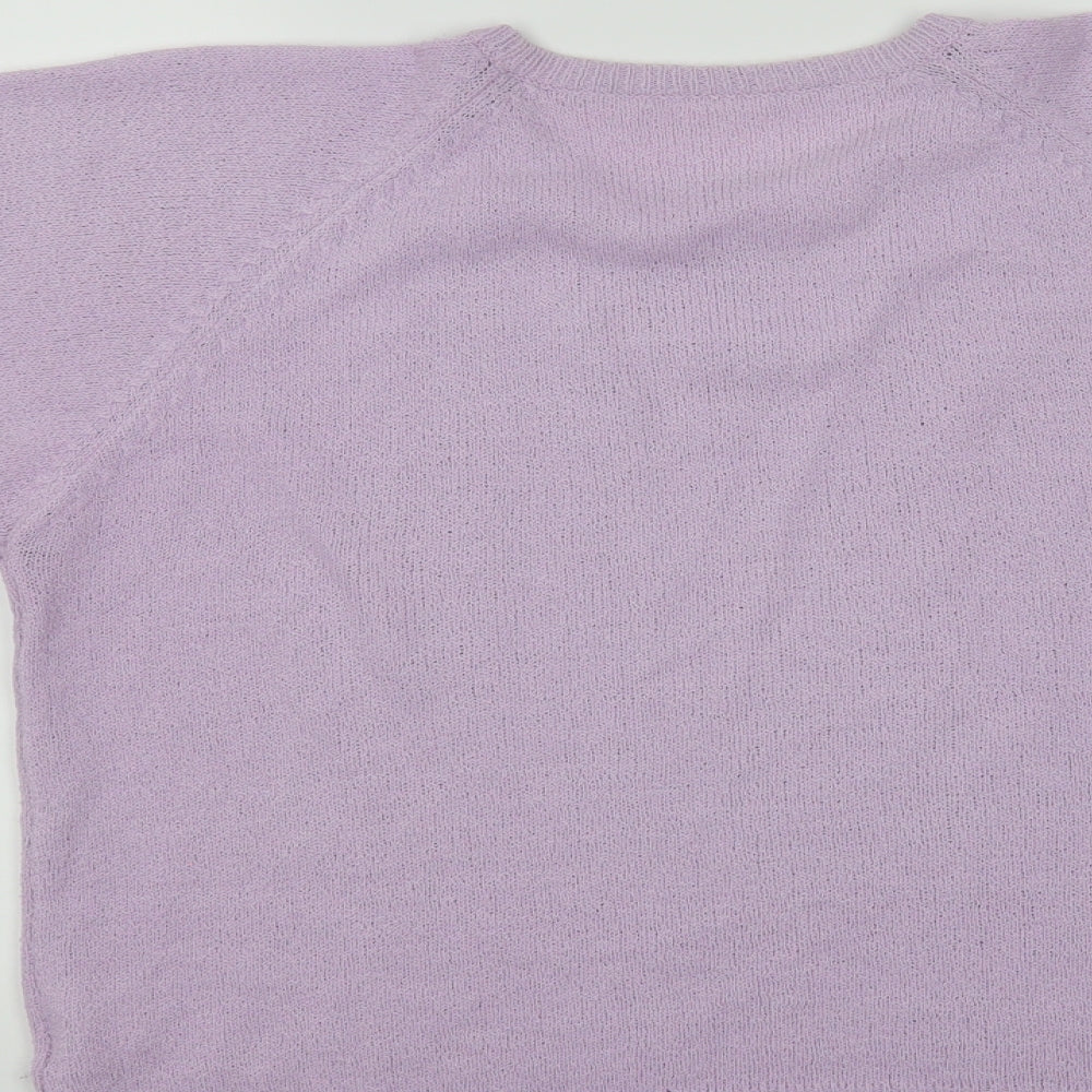 Preworn Womens Purple   Basic T-Shirt Size S