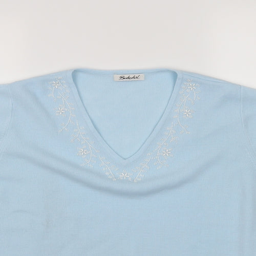 Berkertex Womens Blue   Basic T-Shirt Size 14