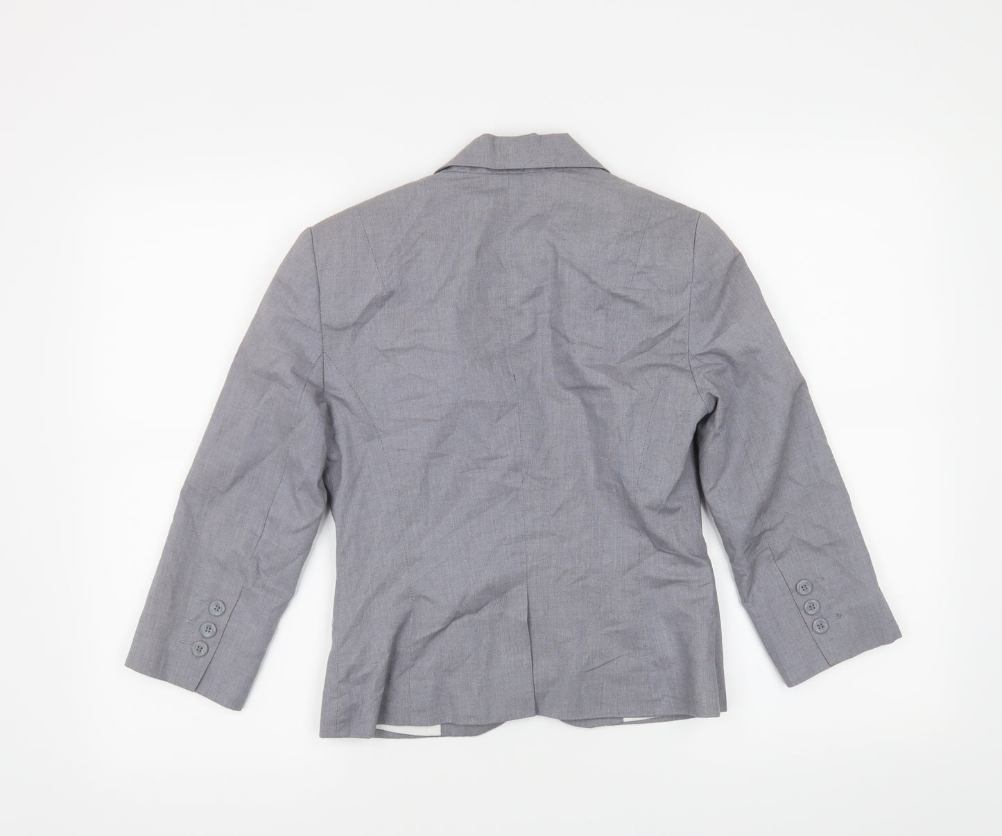 Topshop Womens Grey   Jacket Blazer Size 6