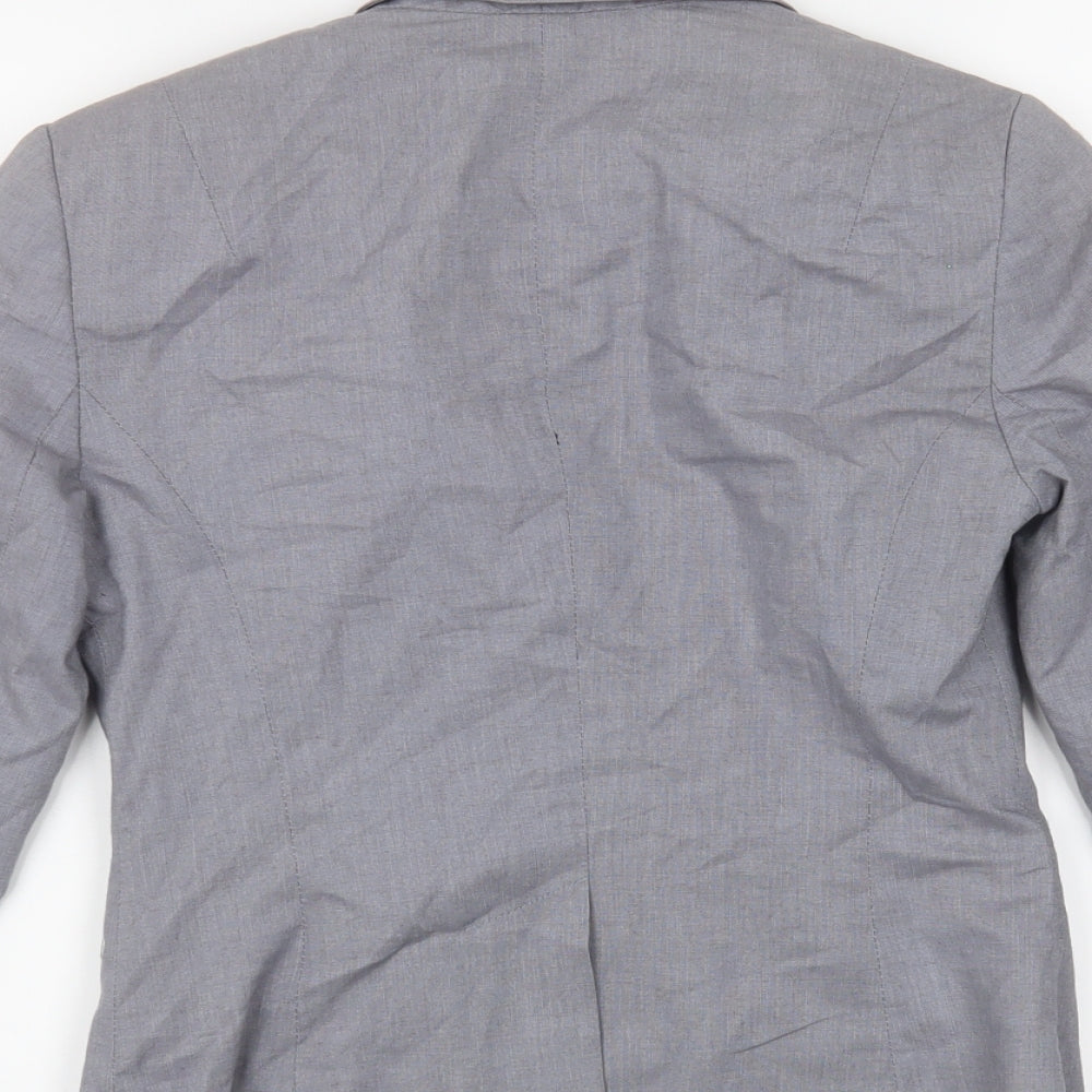 Topshop Womens Grey   Jacket Blazer Size 6