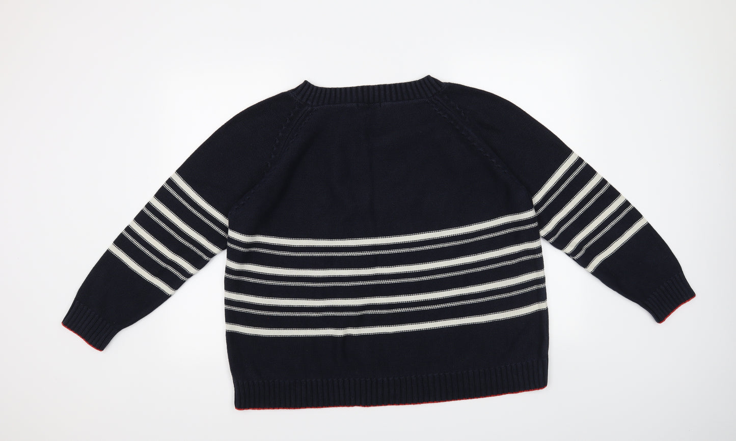 Marks and Spencer Womens Blue   Pullover Jumper Size 24