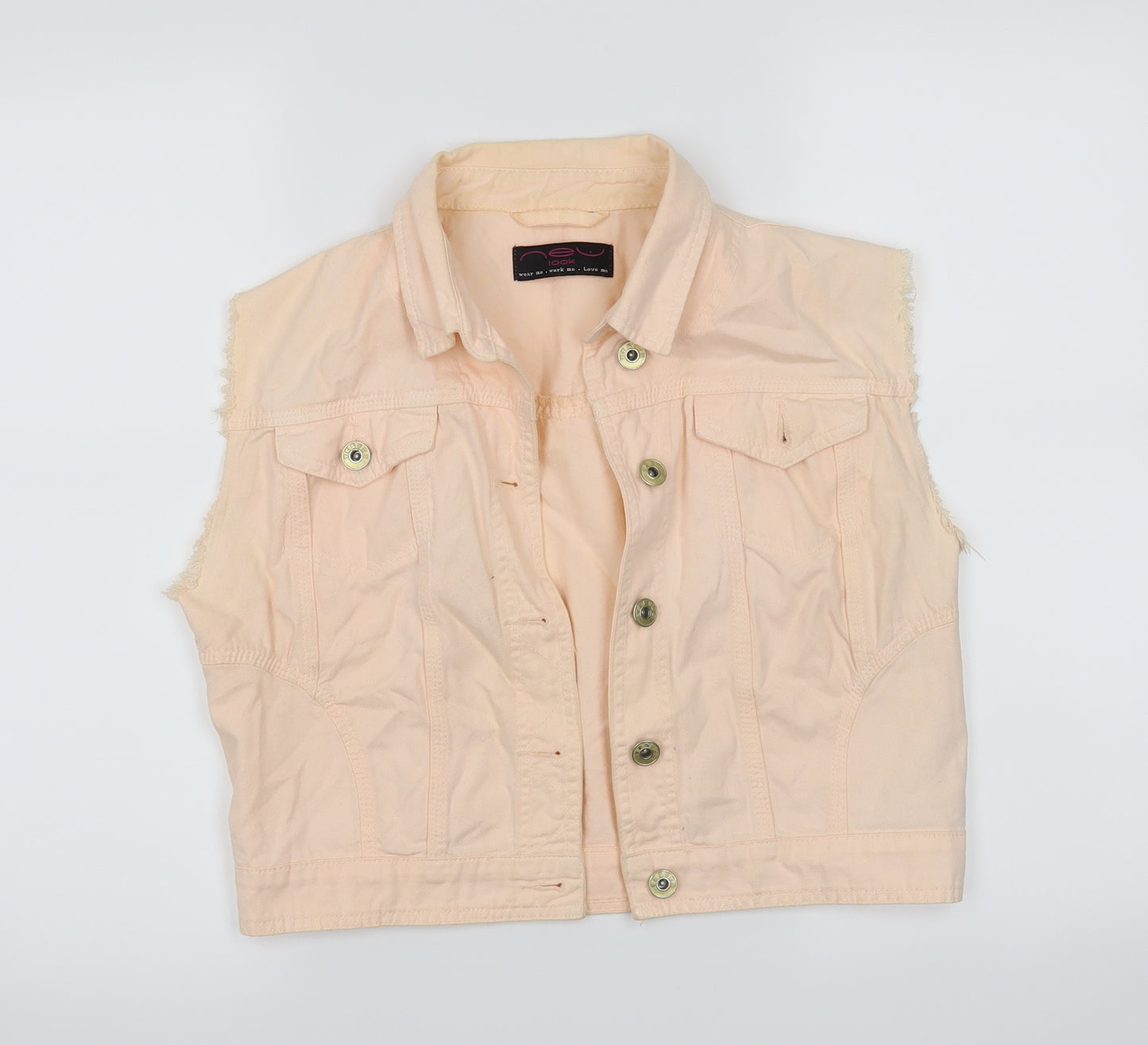 New Look Womens Pink   Jacket Waistcoat Size 14