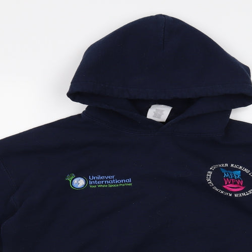 Gildan Womens Blue   Pullover Hoodie Size M