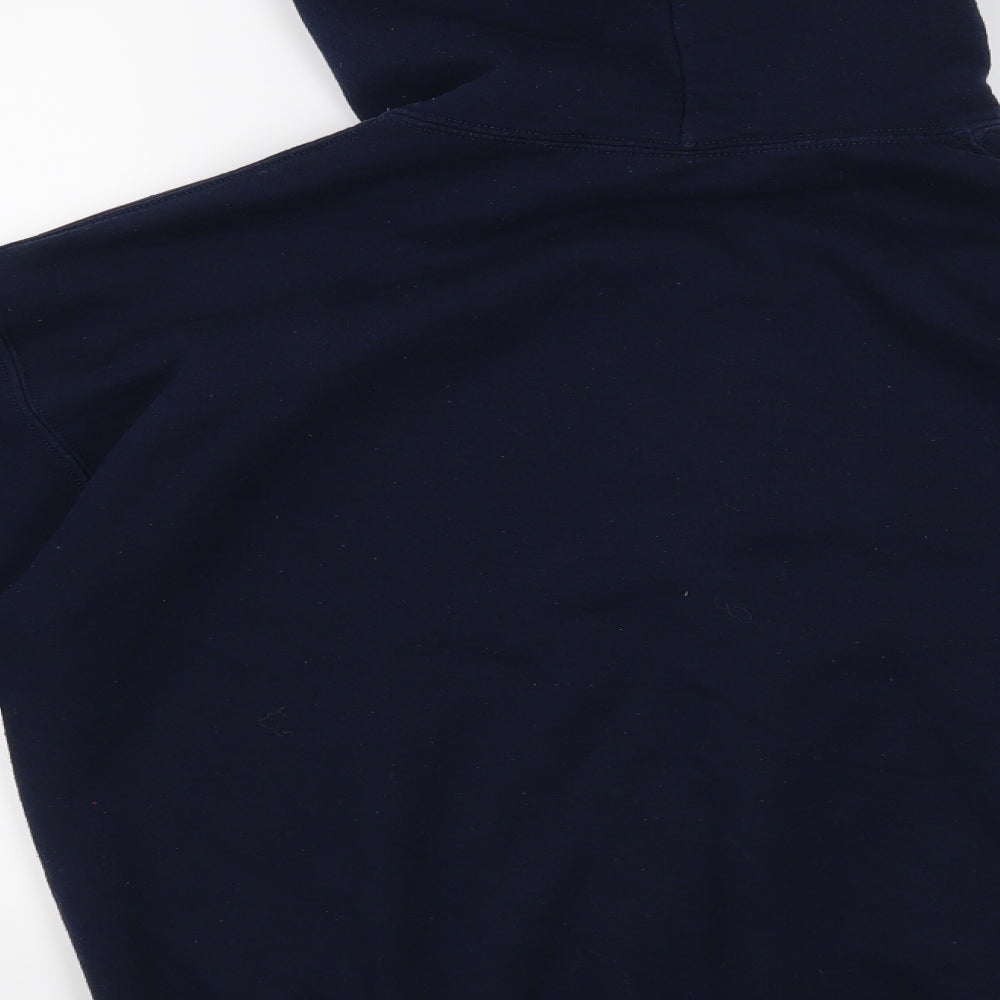 Gildan Womens Blue   Pullover Hoodie Size M