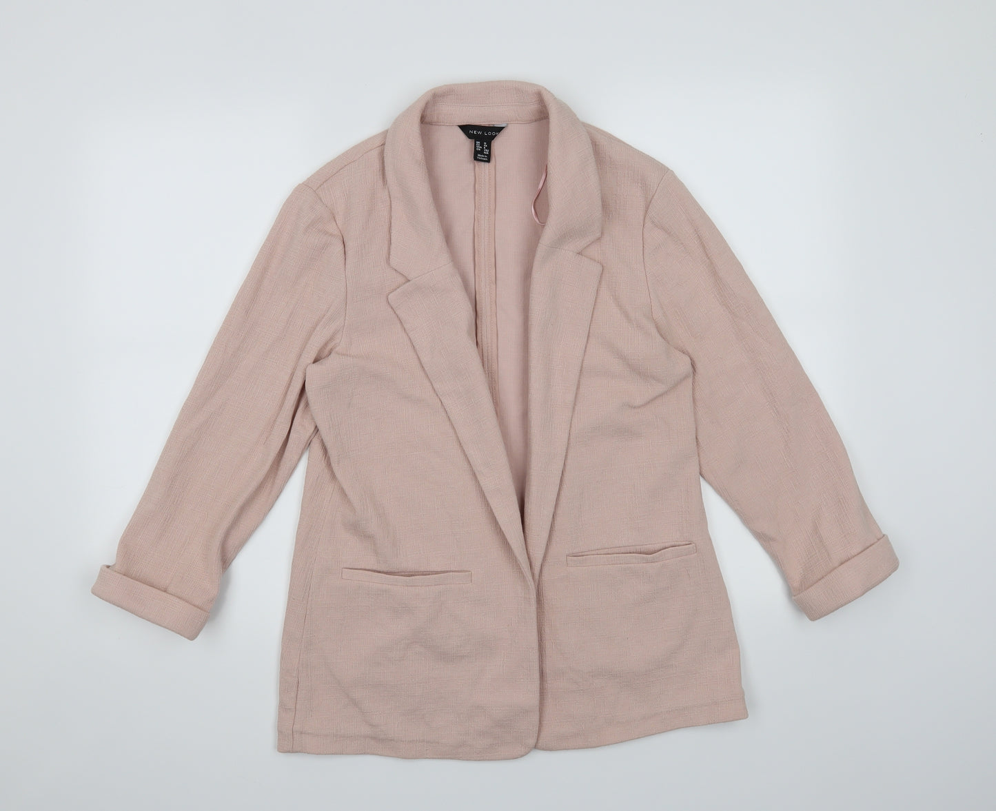 New Look Womens Pink   Jacket Blazer Size 12