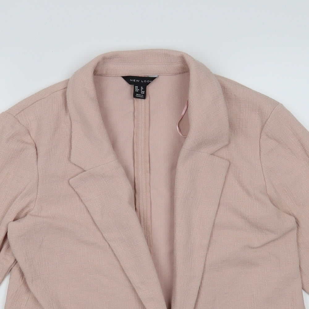 New Look Womens Pink   Jacket Blazer Size 12