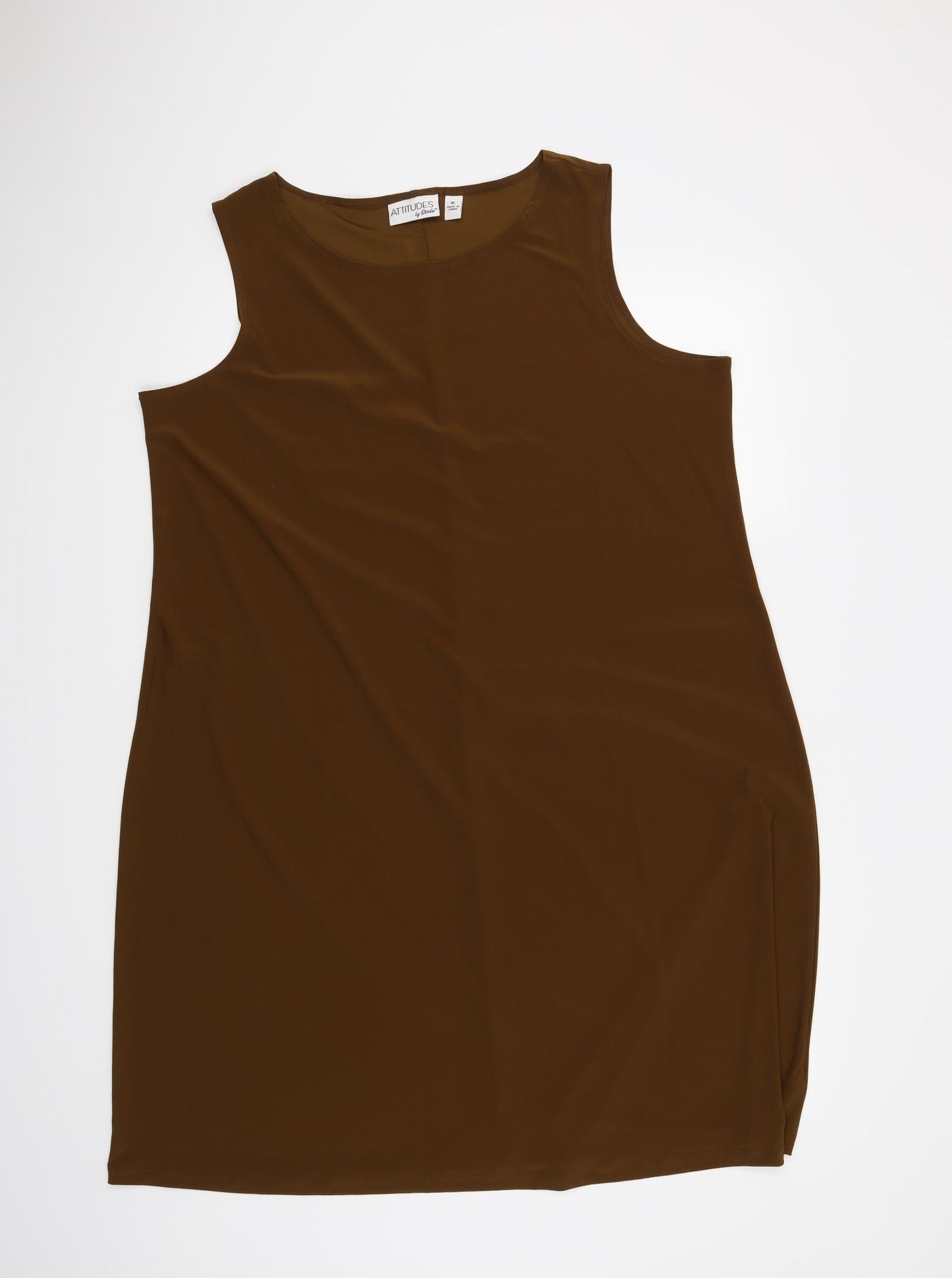 Attitudes Womens Brown   A-Line  Size XL