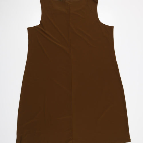 Attitudes Womens Brown   A-Line  Size XL