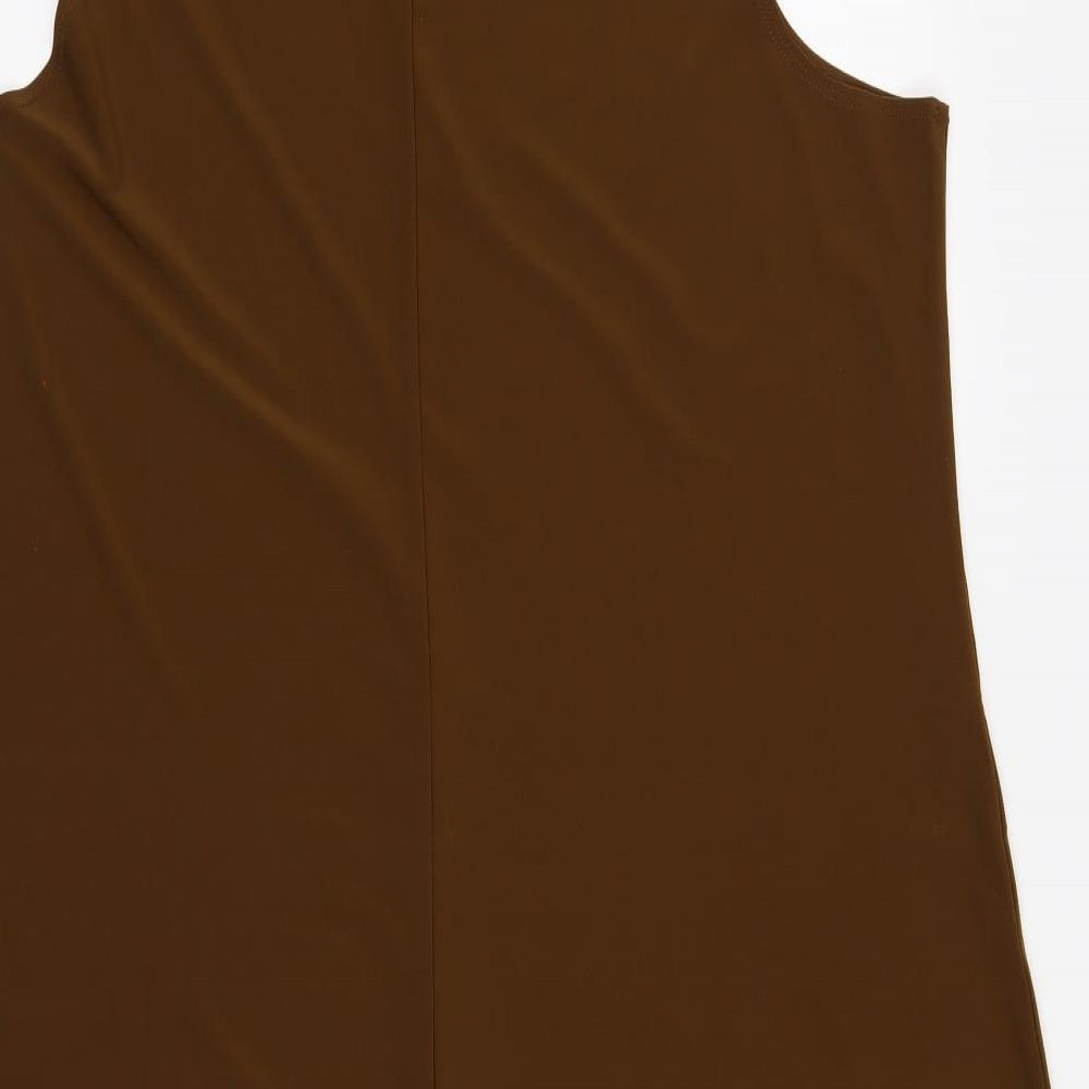 Attitudes Womens Brown   A-Line  Size XL