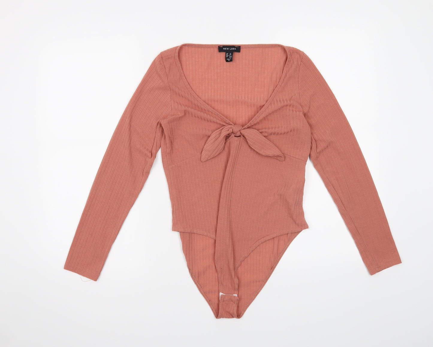 New Look Womens Pink   Bodysuit One-Piece Size 12