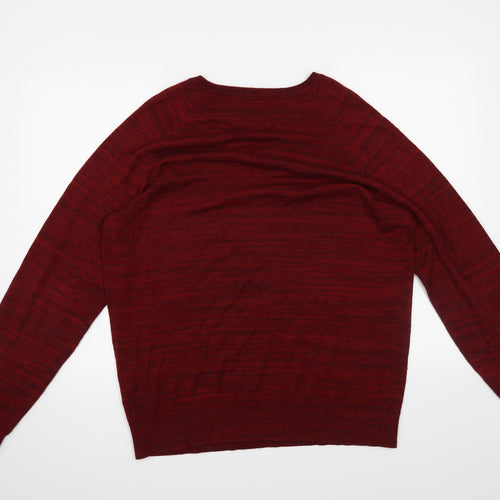 American Eagle Mens Red   Pullover Jumper Size L