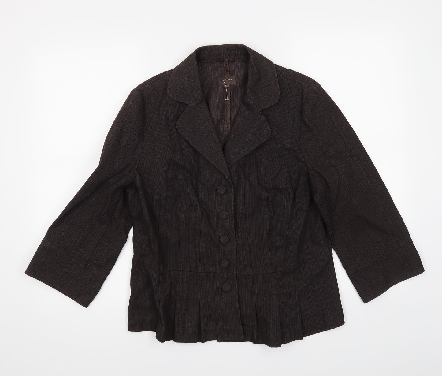 Per Una Womens Brown   Jacket Coat Size 14