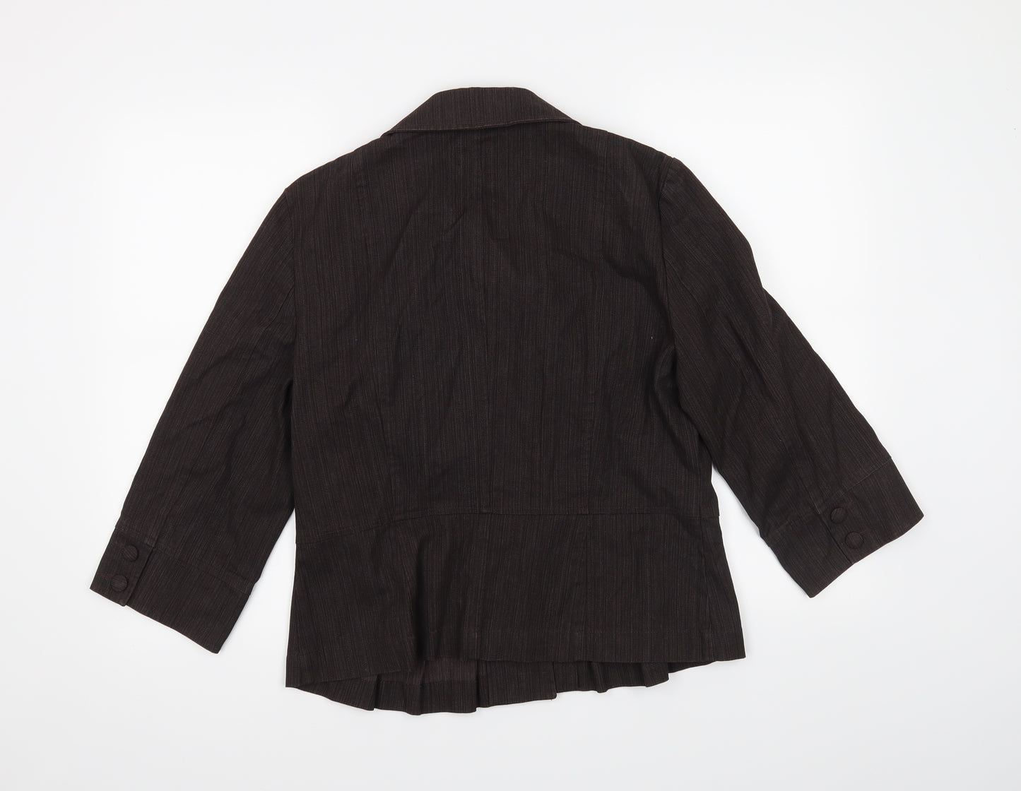 Per Una Womens Brown   Jacket Coat Size 14