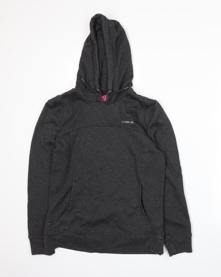 LA Gear Womens Grey   Pullover Hoodie Size 10