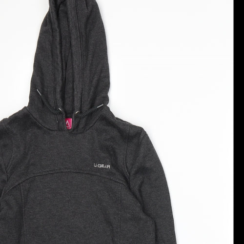 LA Gear Womens Grey   Pullover Hoodie Size 10