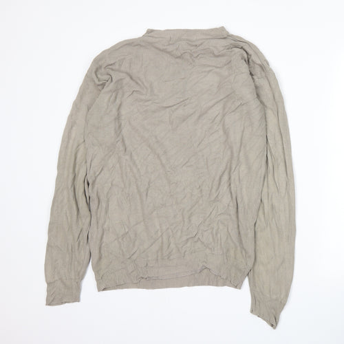Matinee Mens Beige   Pullover Jumper Size M
