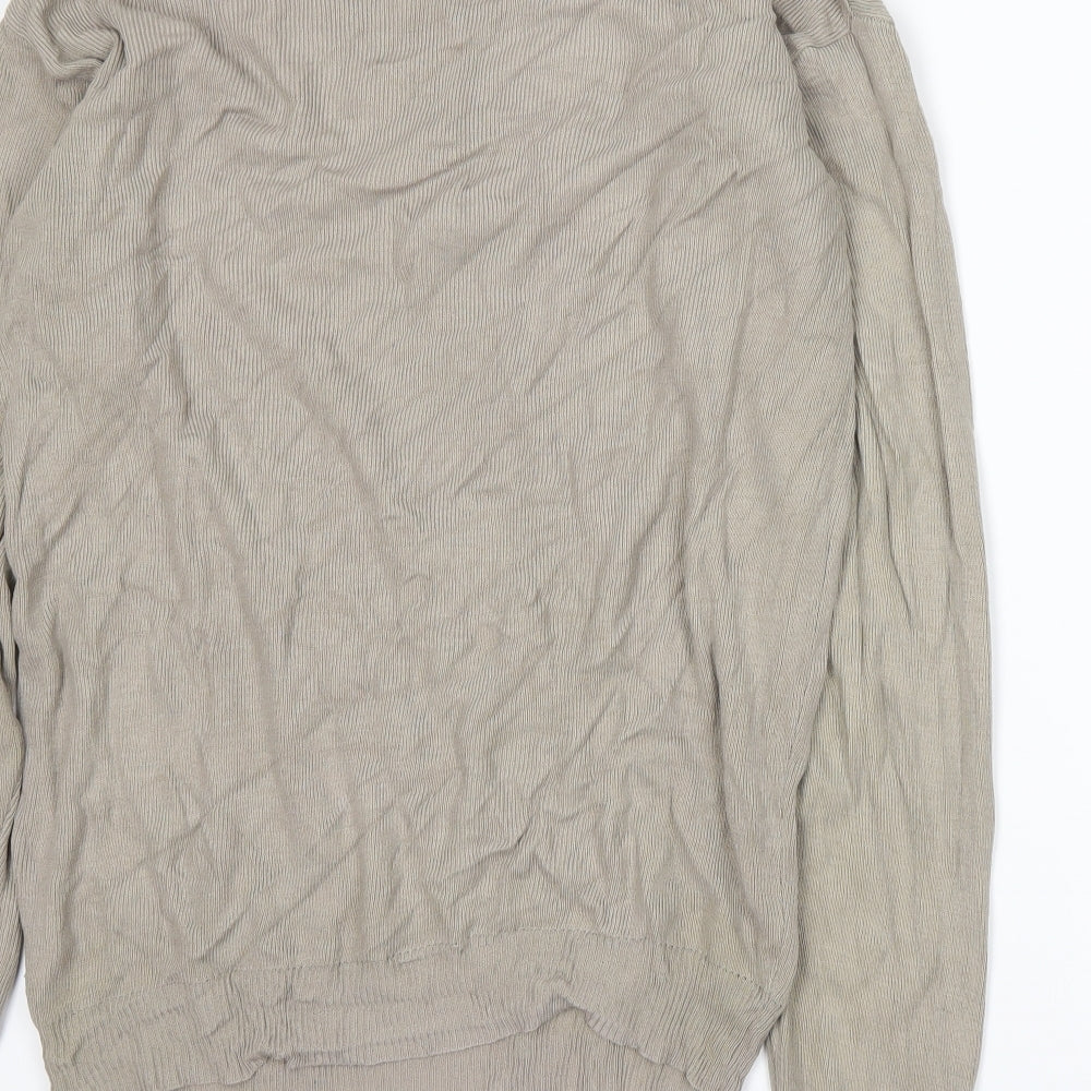 Matinee Mens Beige   Pullover Jumper Size M